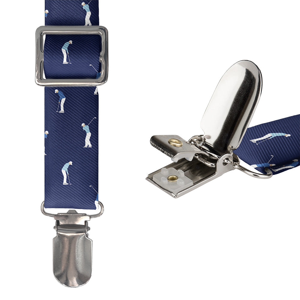 On The Green Golf Suspenders - Hardware and Strap - Knotty Tie Co.