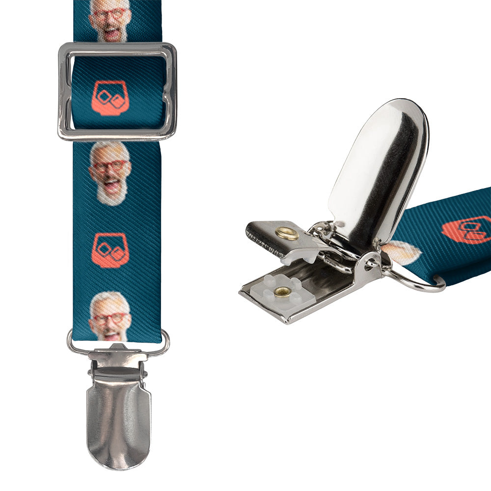 On The Rocks Photo Suspenders - Hardware and Strap - Knotty Tie Co.