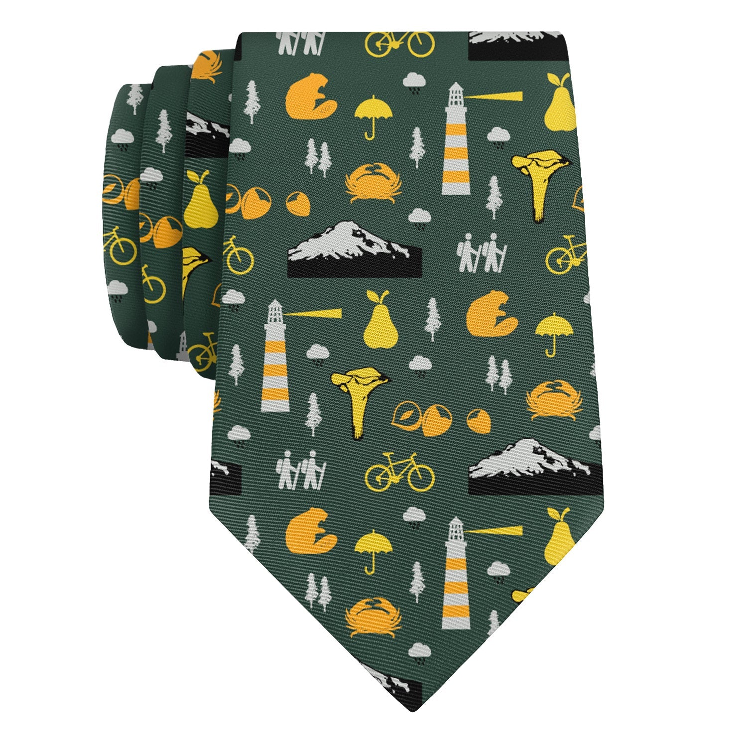 Oregon State Heritage Necktie - Rolled - Knotty Tie Co.