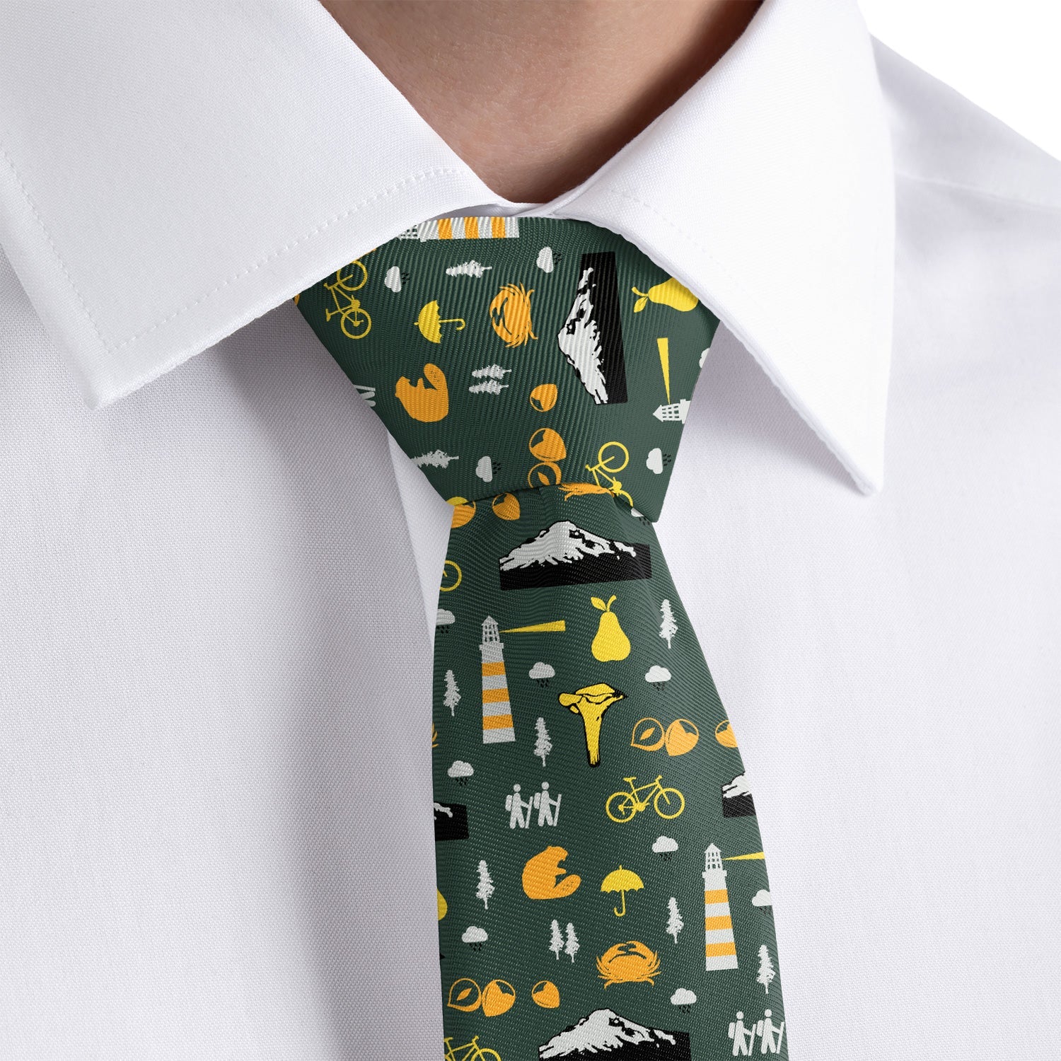 Oregon State Heritage Necktie - Rolled - Knotty Tie Co.