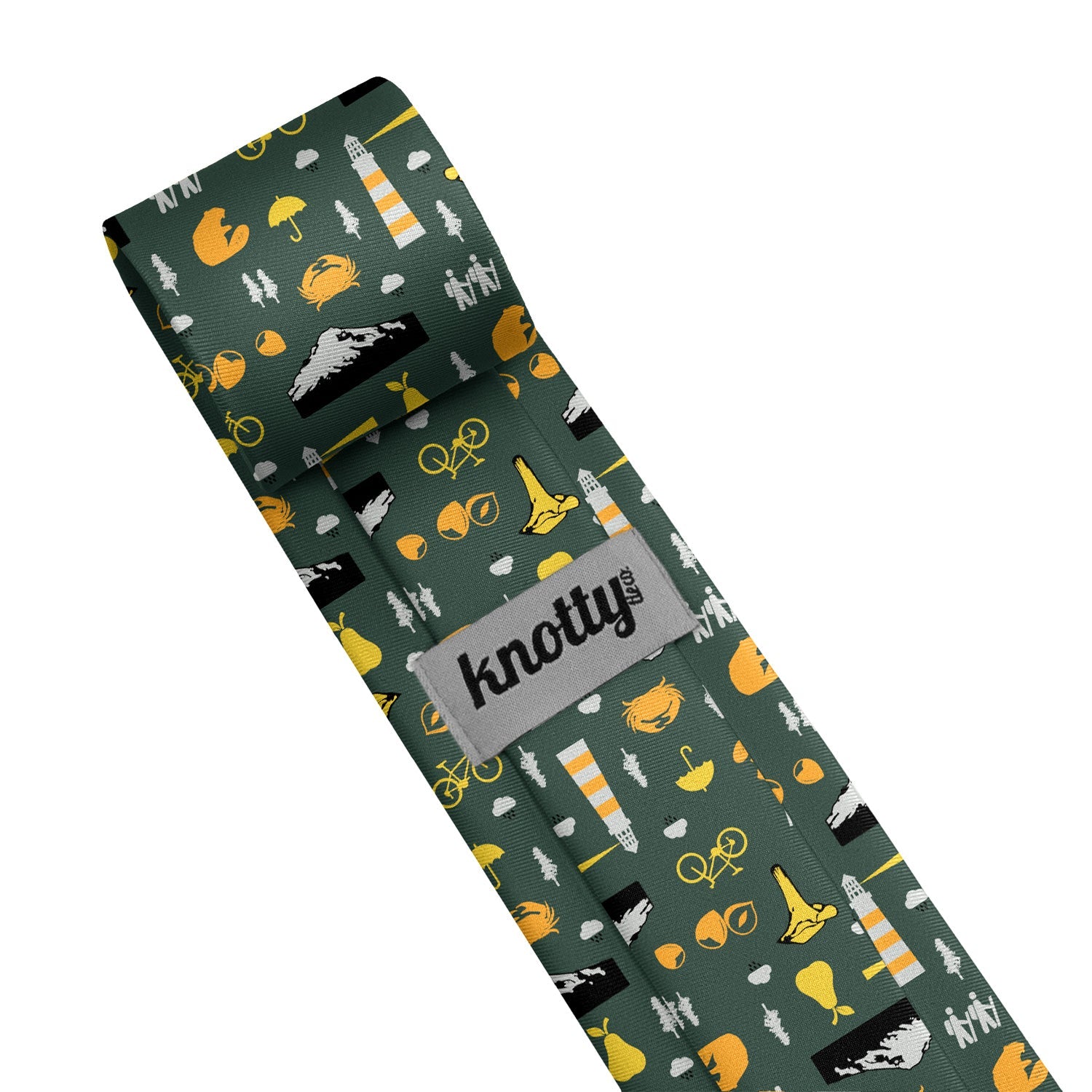 Oregon State Heritage Necktie - Tag - Knotty Tie Co.