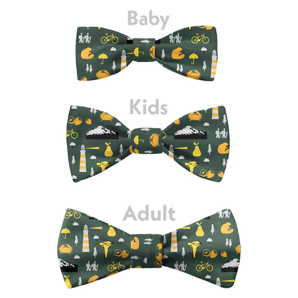 Oregon State Heritage Bow Tie - Bow Sizes - Knotty Tie Co.