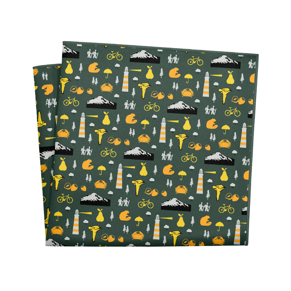 Oregon State Heritage Pocket Square - 12" Square - Knotty Tie Co.