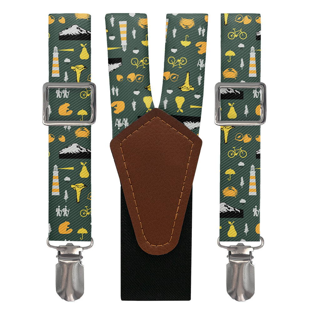 Oregon State Heritage Suspenders - Main View - Knotty Tie Co.
