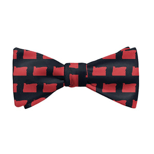 Oregon State Outline Bow Tie - Adult Standard Self-Tie 14-18" -  - Knotty Tie Co.