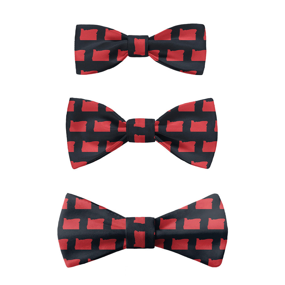 Oregon State Outline Bow Tie -  -  - Knotty Tie Co.