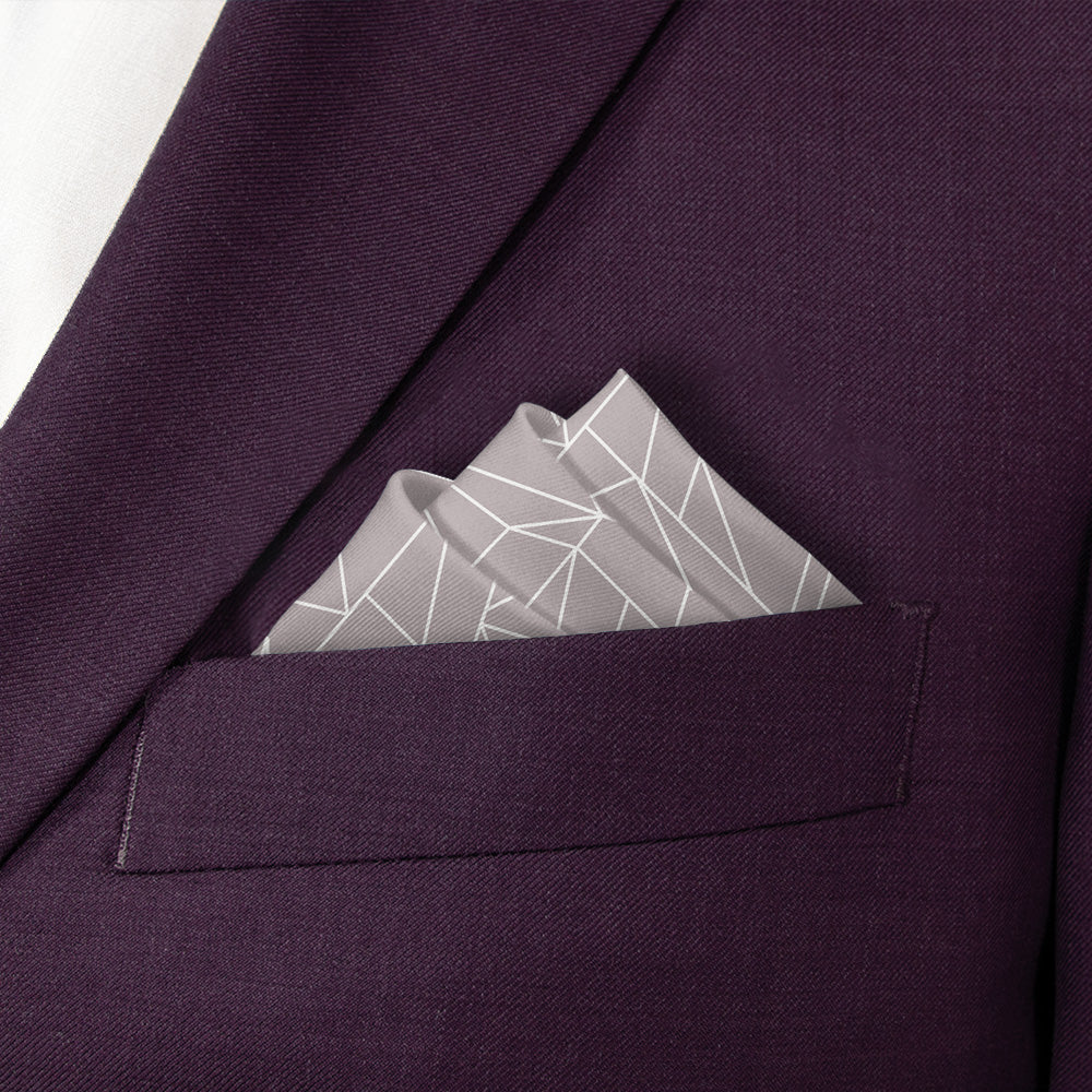 Origami Pocket Square - Stairs Fold - Knotty Tie Co.