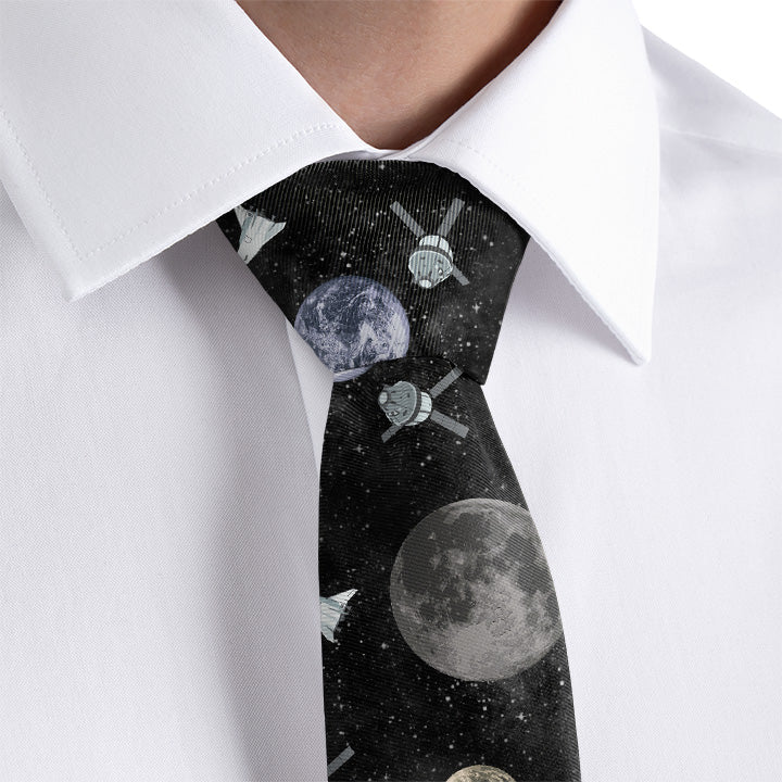 Outer Space Necktie - Rolled - Knotty Tie Co.