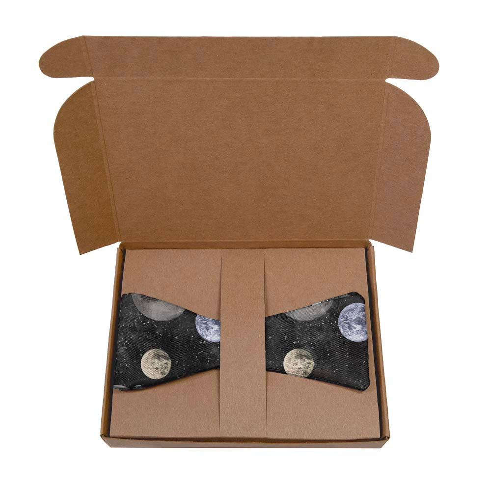 Outer Space Bow Tie- Kraft Gift Box Packaging - Knotty Tie Co.