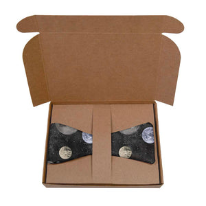 Outer Space Bow Tie- Kraft Gift Box Packaging - Knotty Tie Co.