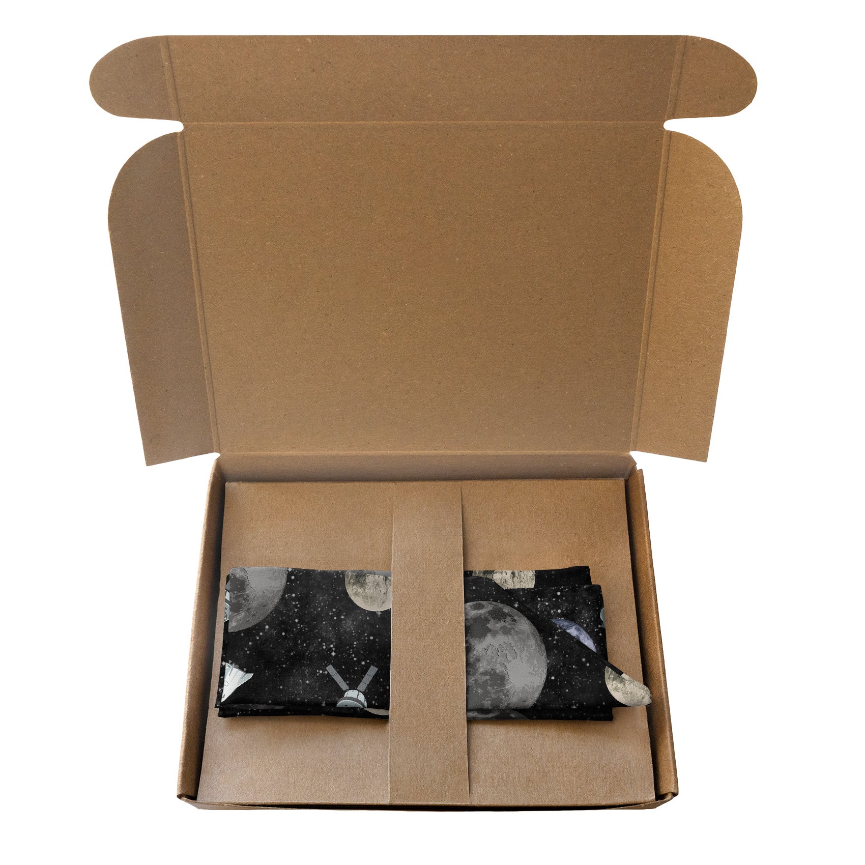 Outer Space Hair Scarf - Packaging - Knotty Tie Co.