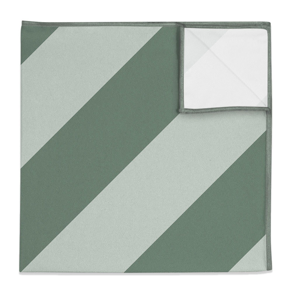 Wide Stripe Pocket Square - 12" Square -  - Knotty Tie Co.