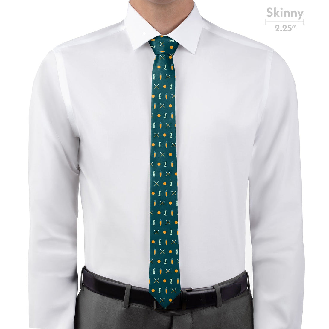 Paddleboarding Necktie - Skinny - Knotty Tie Co.