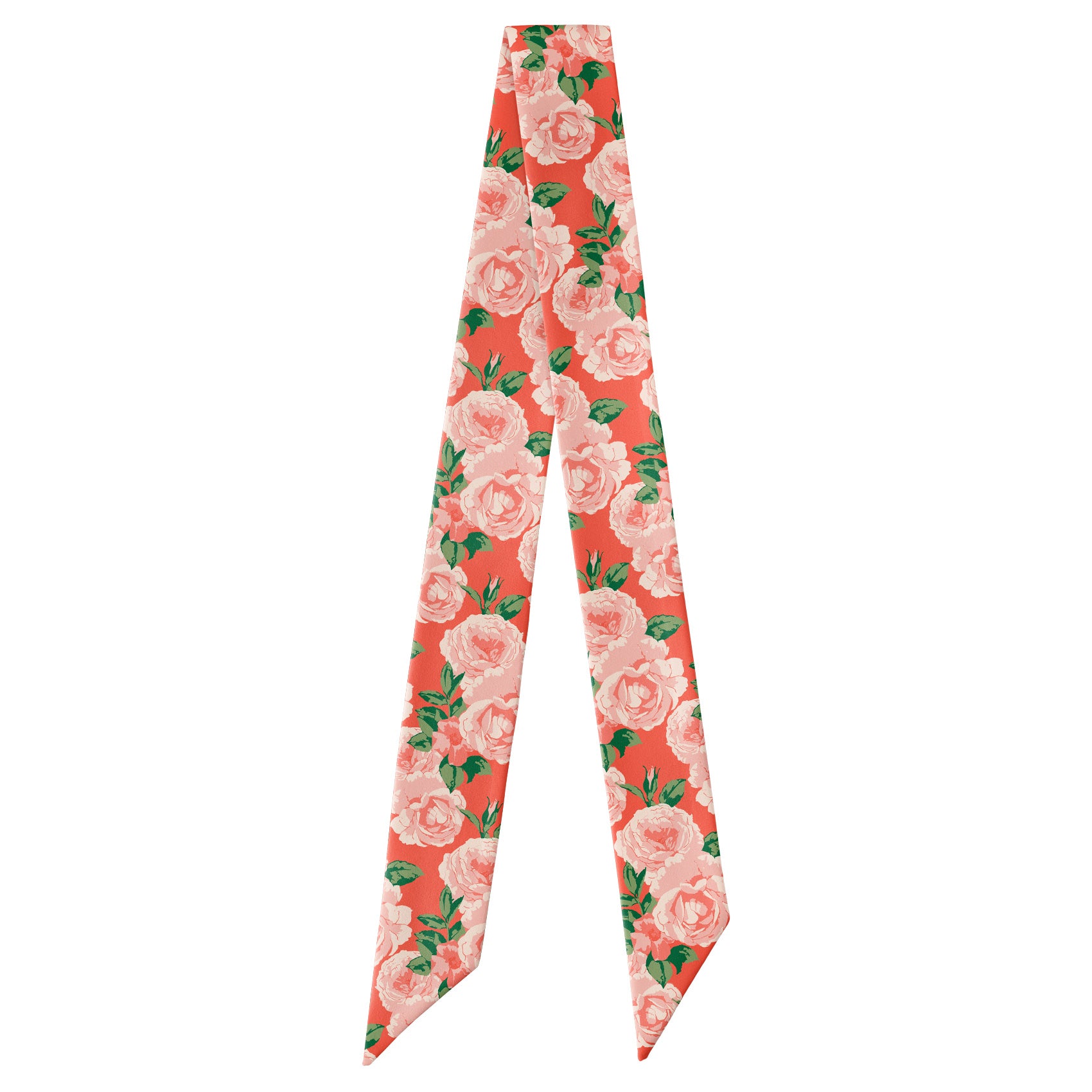 Paeonia Hair Scarf - Full View of Hair Scarf - Knotty Tie Co.