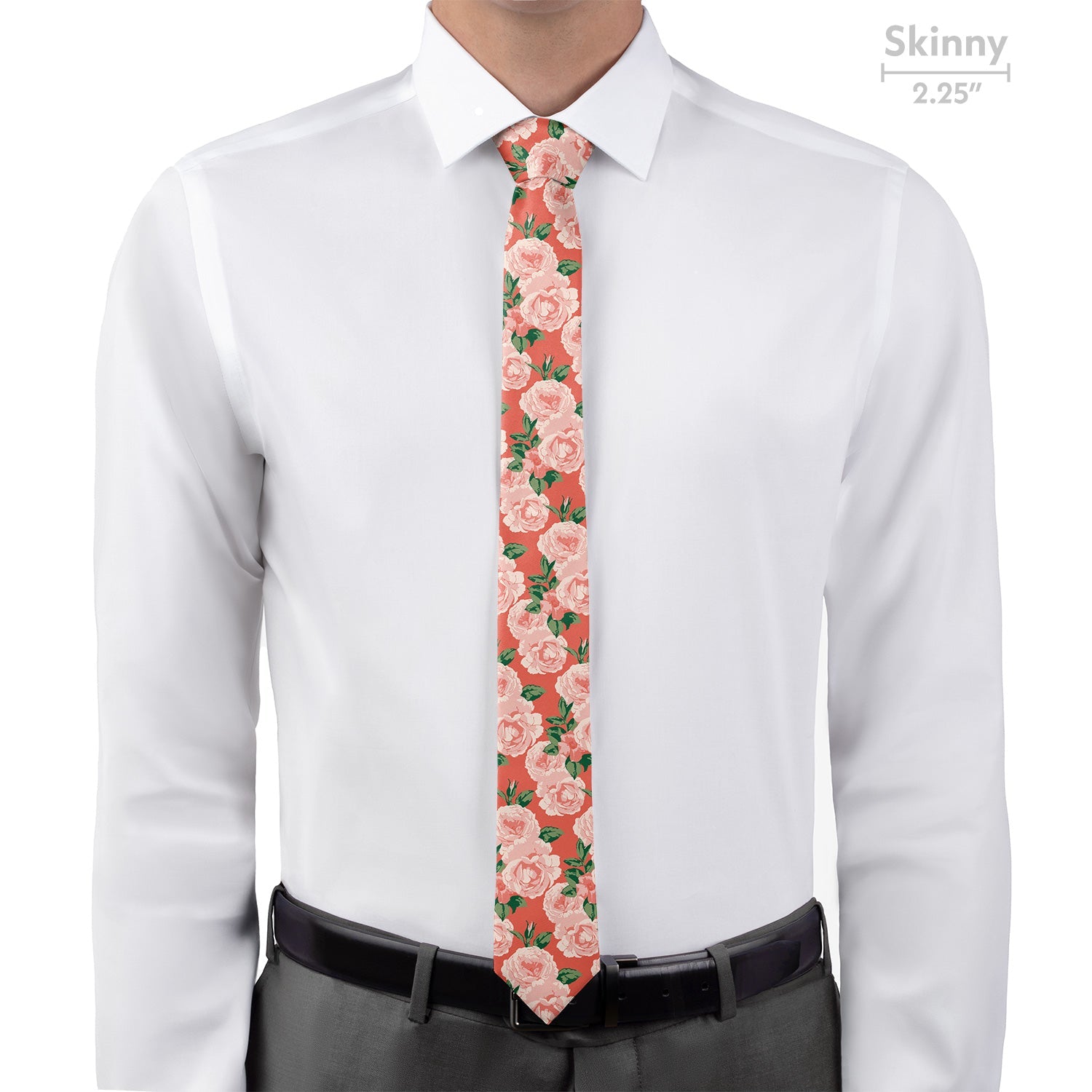 Paeonia Necktie - Skinny - Knotty Tie Co.