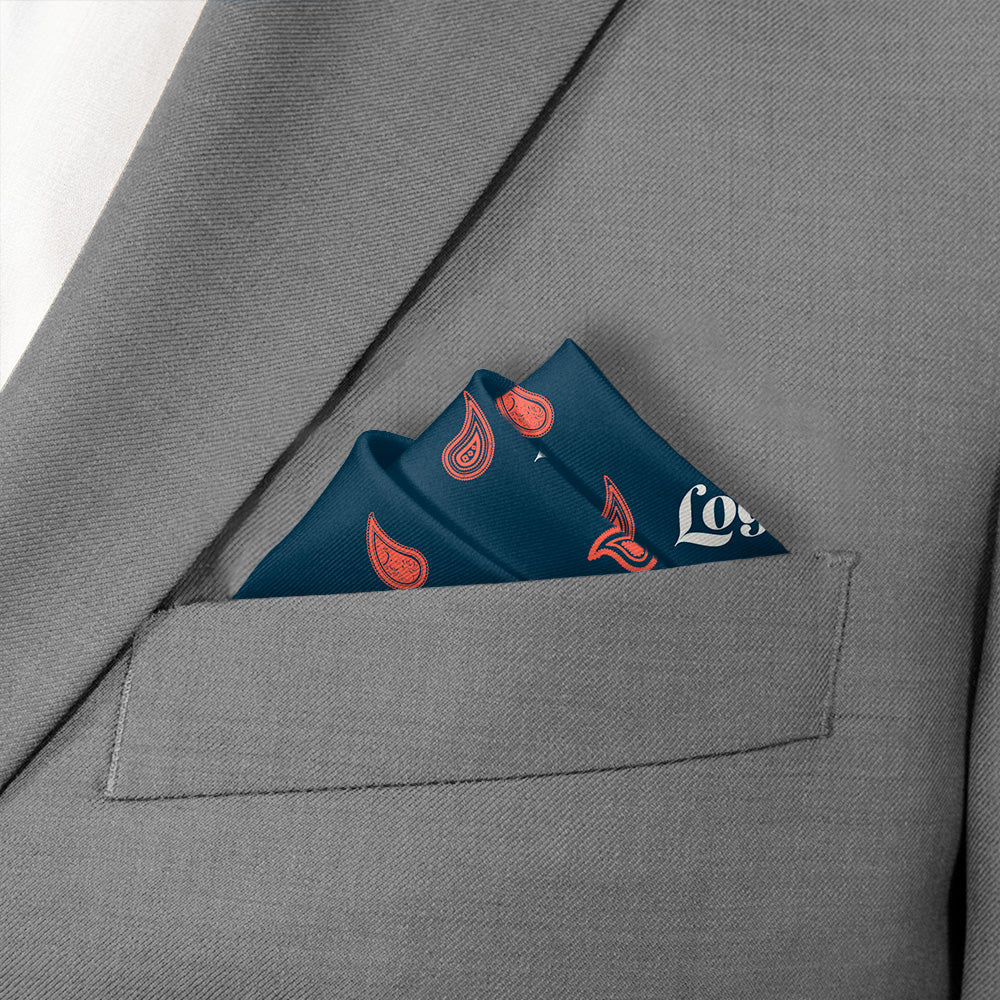 Paisley 2 Logo Pocket Square