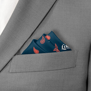 Custom Paisley 2 Logo Pocket Square