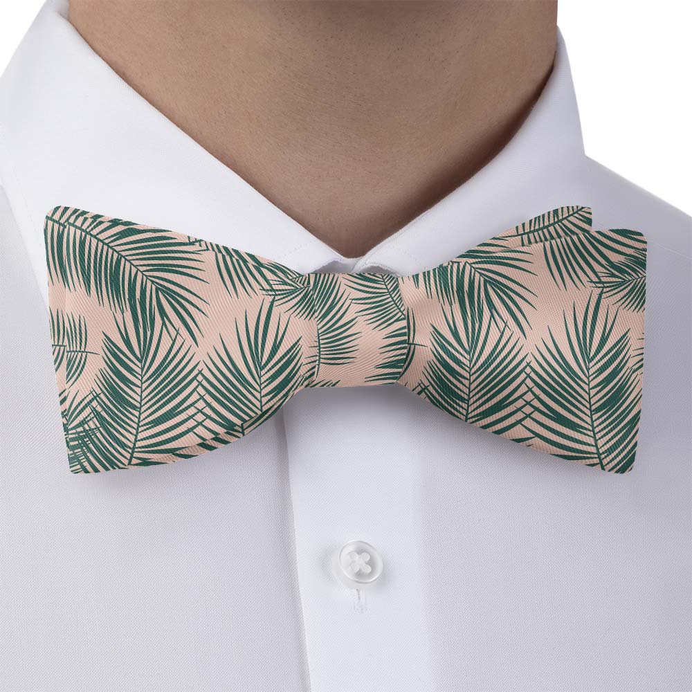 Palm Leaves Bow Tie - Bow Tie with Dress Shirt - Knotty Tie Co.