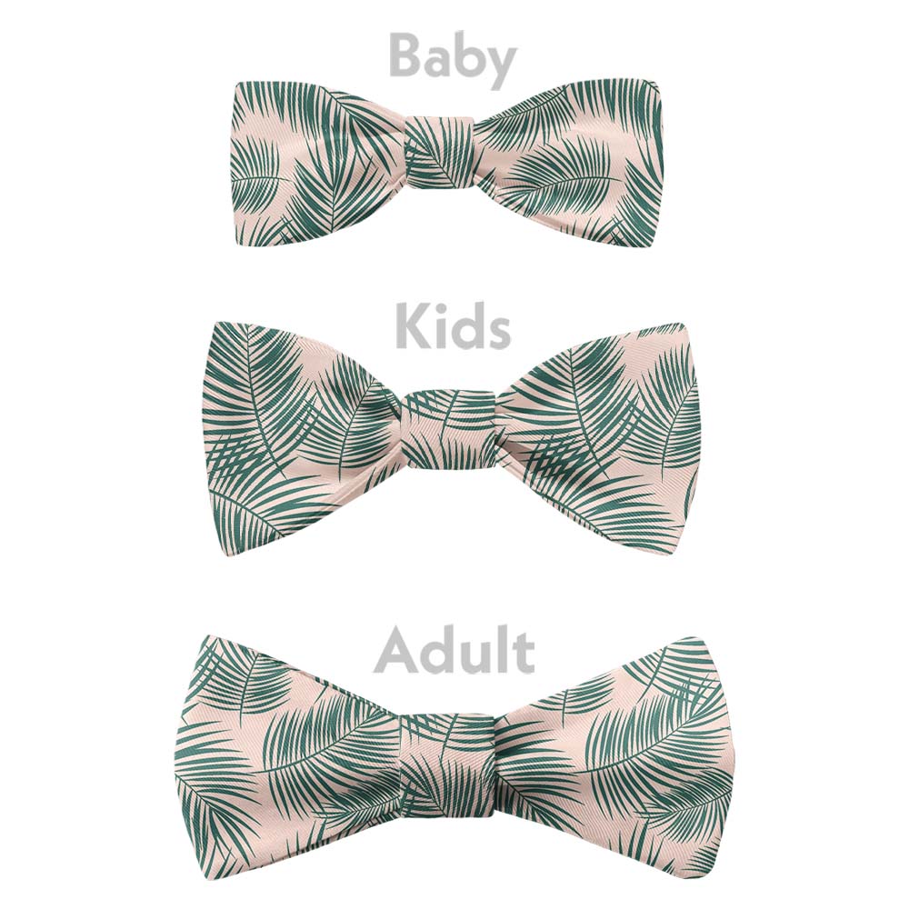 Palm Leaves Bow Tie - Bow Sizes - Knotty Tie Co.