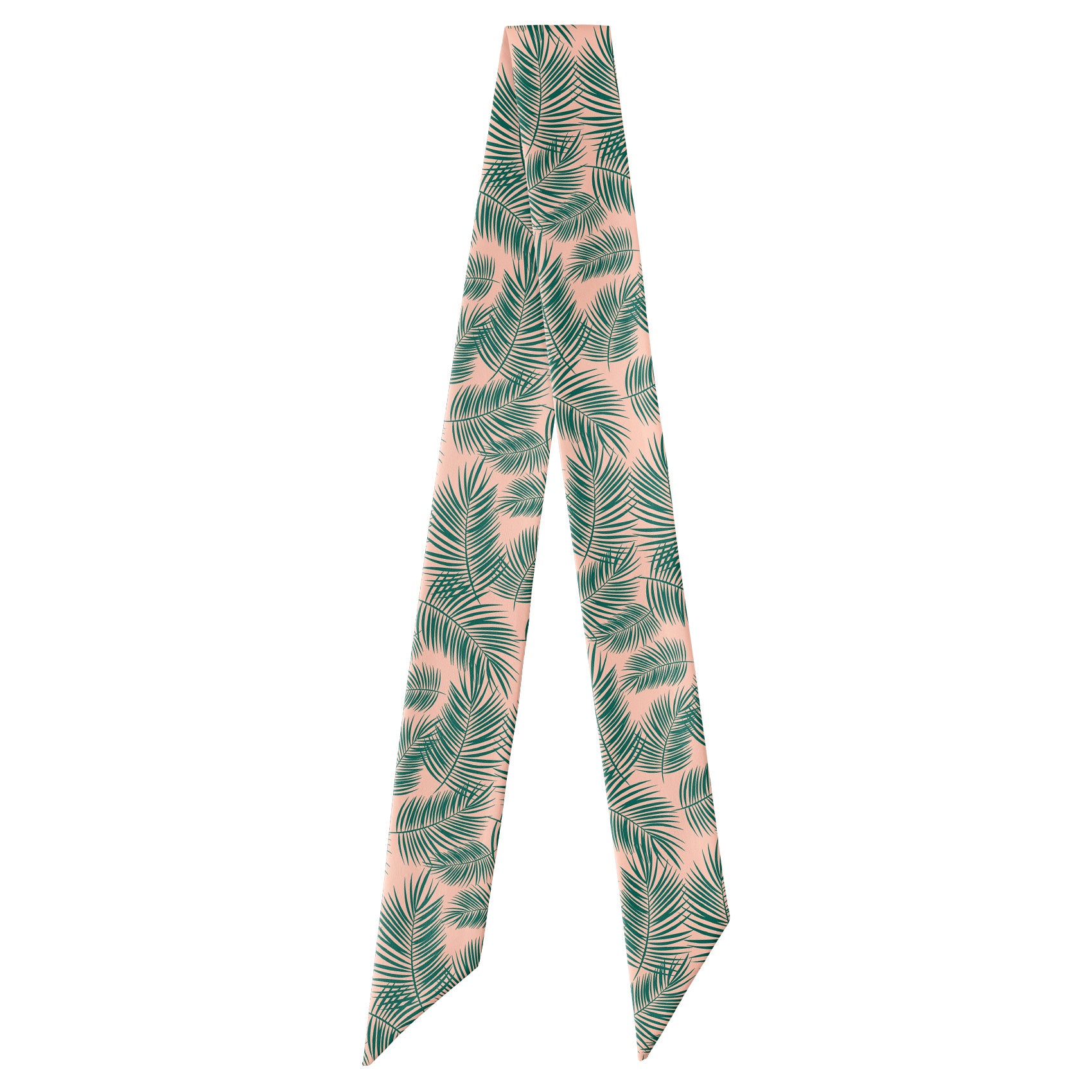 Palm Leaves Hair Scarf - Full View of Hair Scarf - Knotty Tie Co.