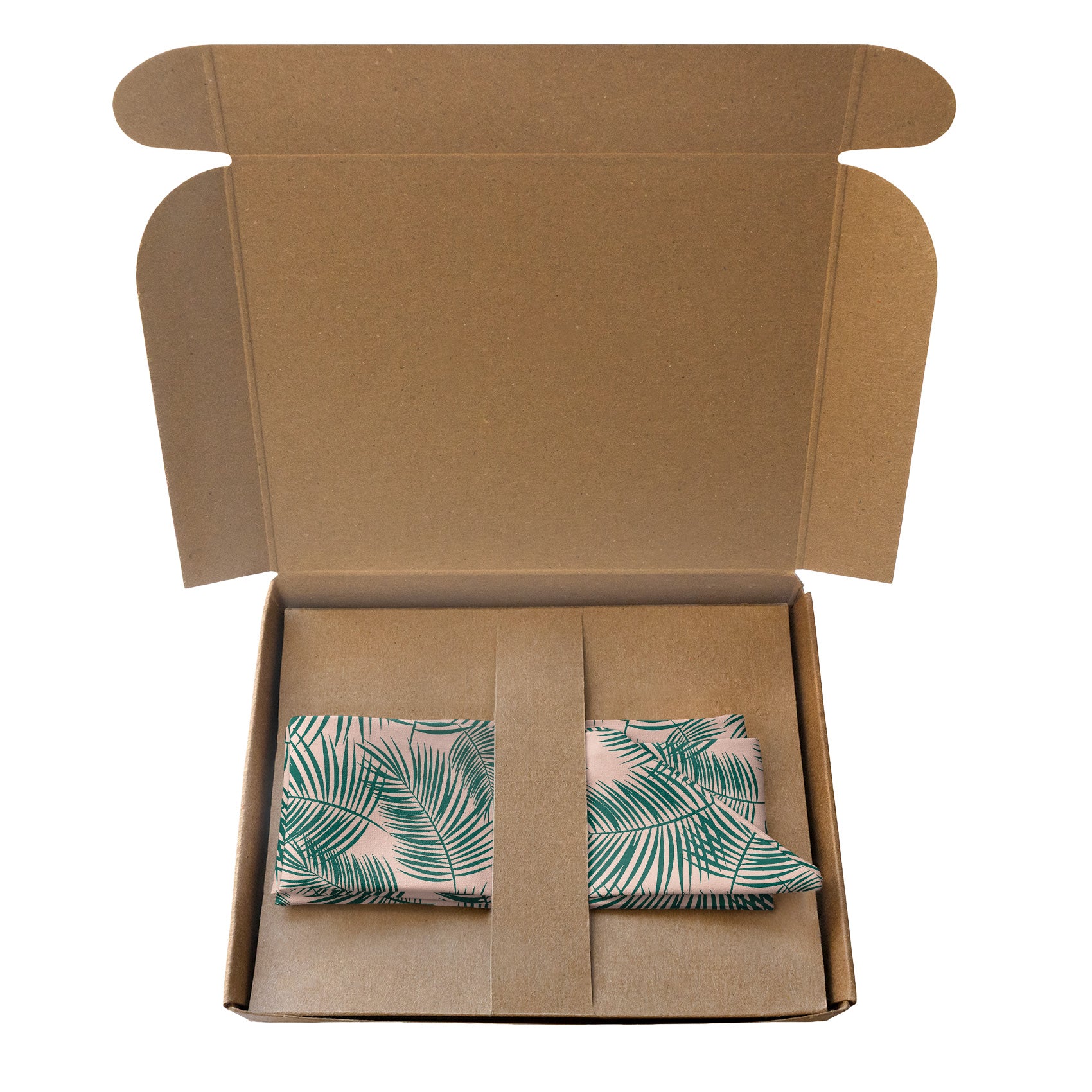 Palm Leaves Hair Scarf - Packaging - Knotty Tie Co.