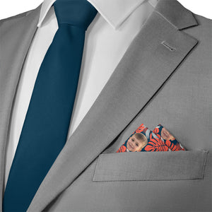 Palms 2 Photo Pocket Square - Matching Necktie - Knotty Tie Co.
