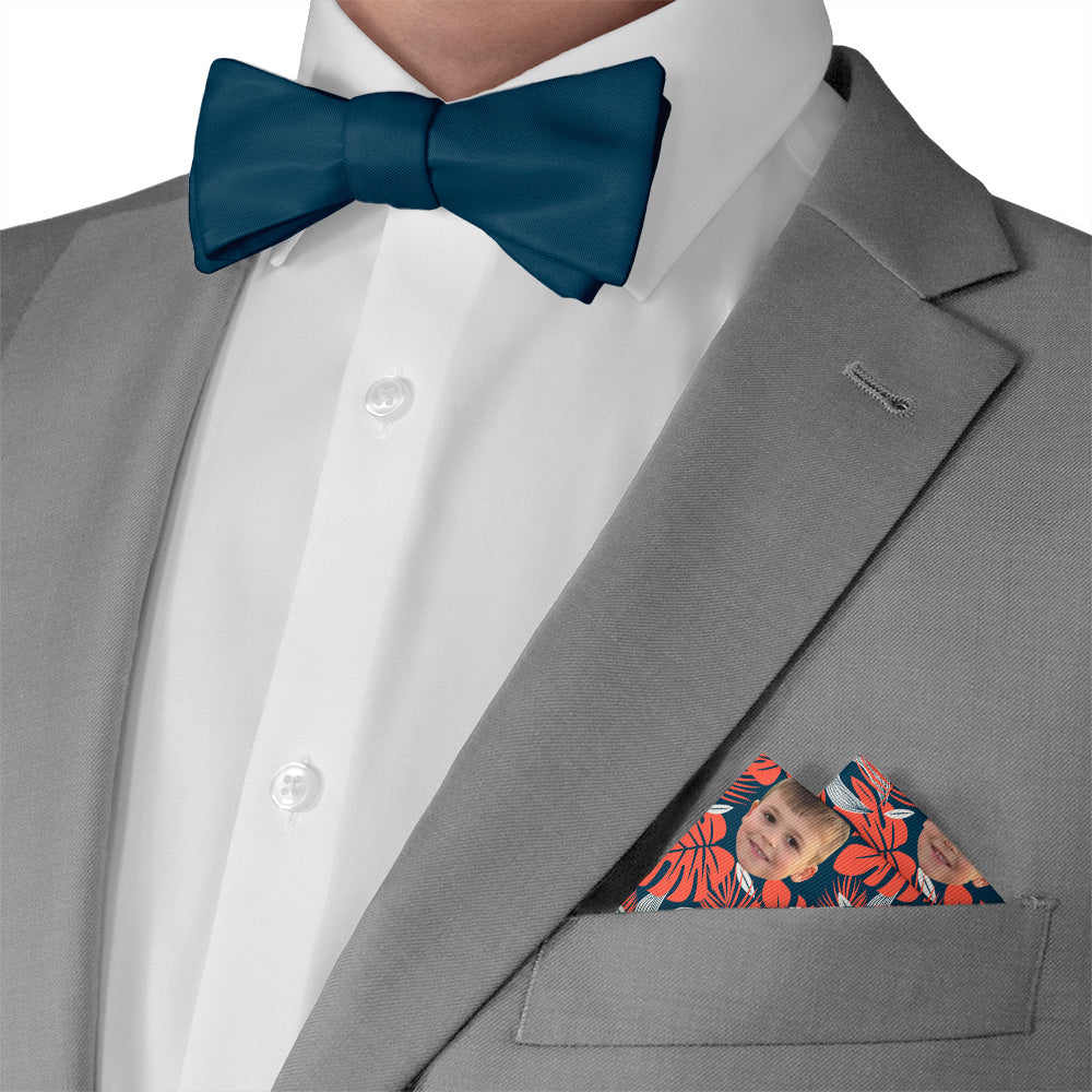 Palms 2 Photo Pocket Square - Matching Bow Tie - Knotty Tie Co.
