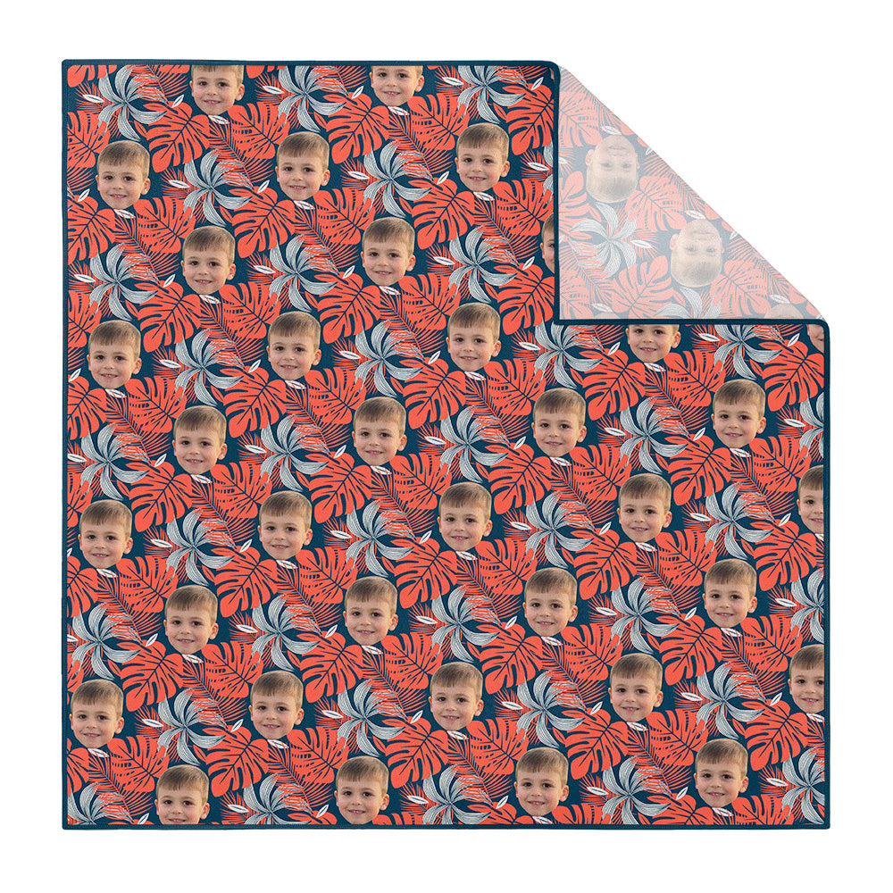 Palms 2 Photo Pocket Square - Printed - Knotty Tie Co.
