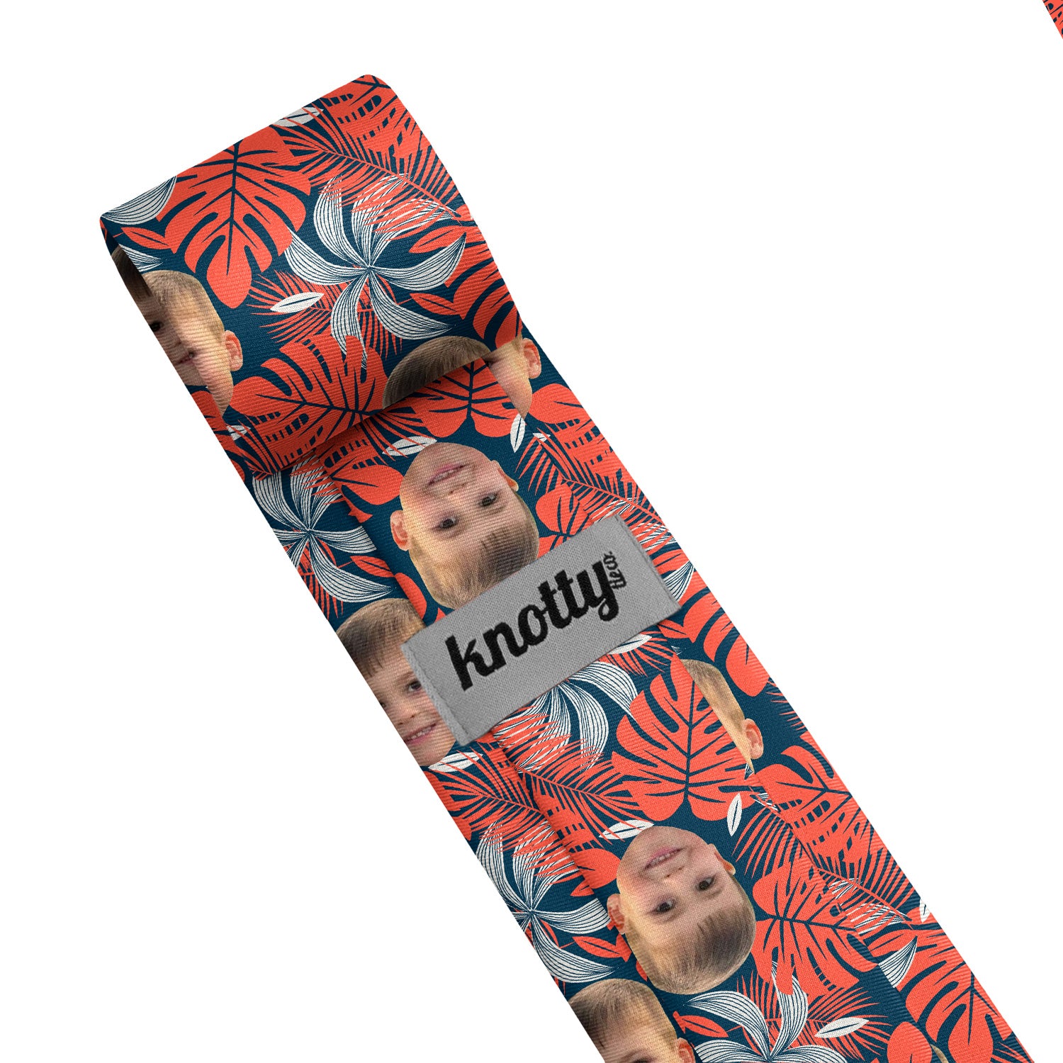 Palms 2 Photo Tie - Tag - Knotty Tie Co.