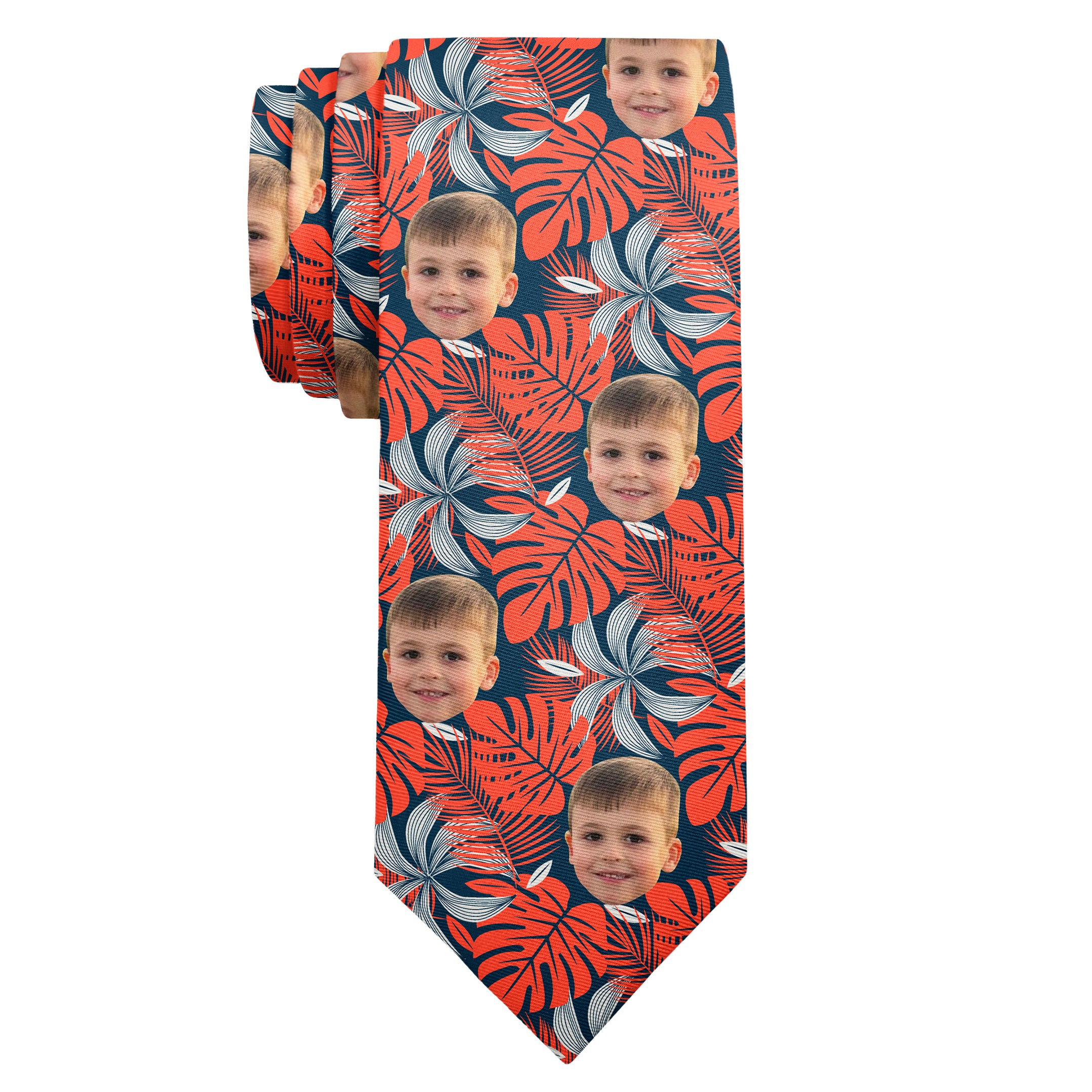 Palms 2 Photo Tie - Long Roll - Knotty Tie Co.