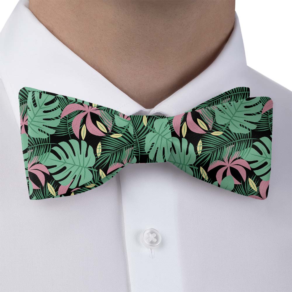 Paradise Palms Bow Tie - Bow Tie with Dress Shirt - Knotty Tie Co.