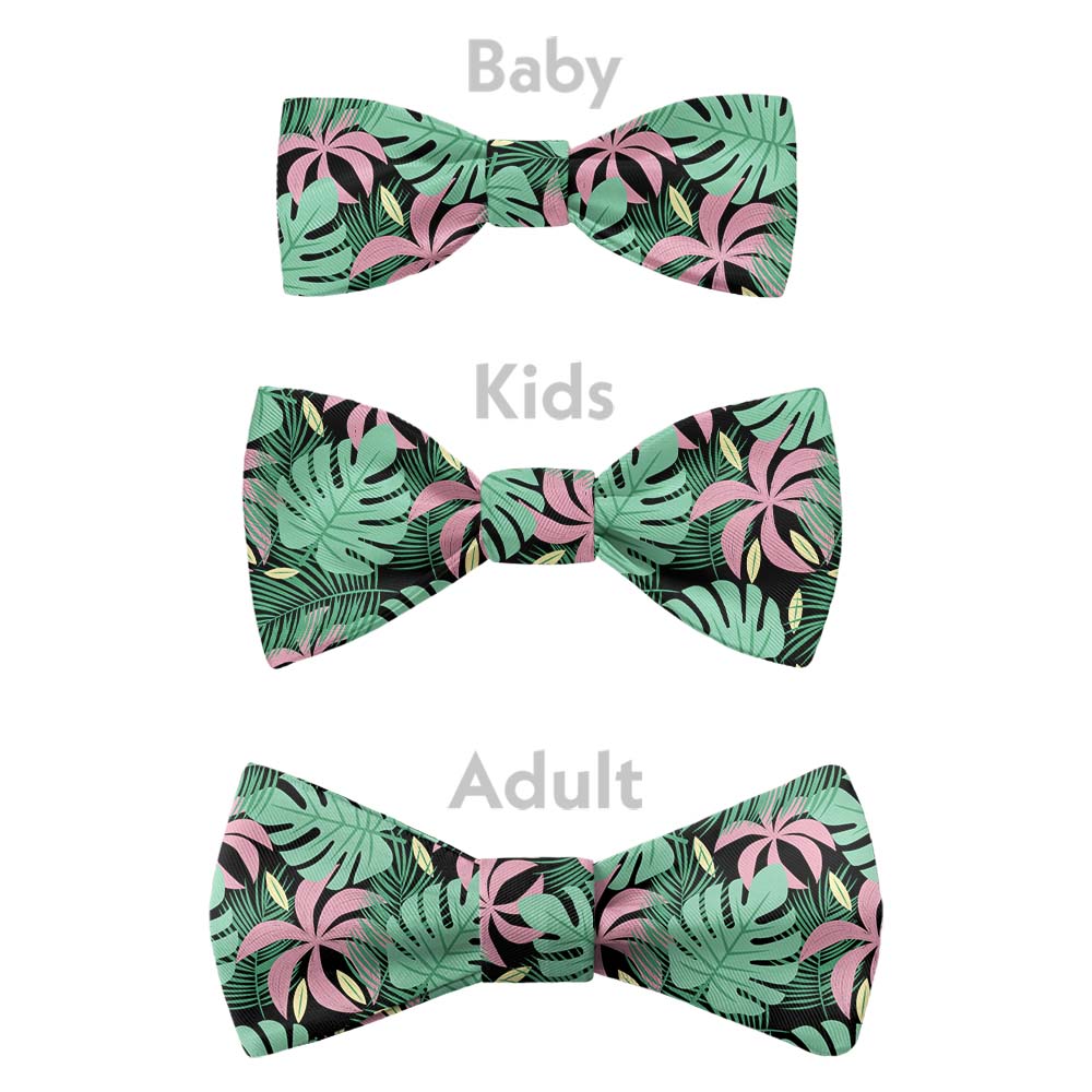 Paradise Palms Bow Tie - Bow Sizes - Knotty Tie Co.