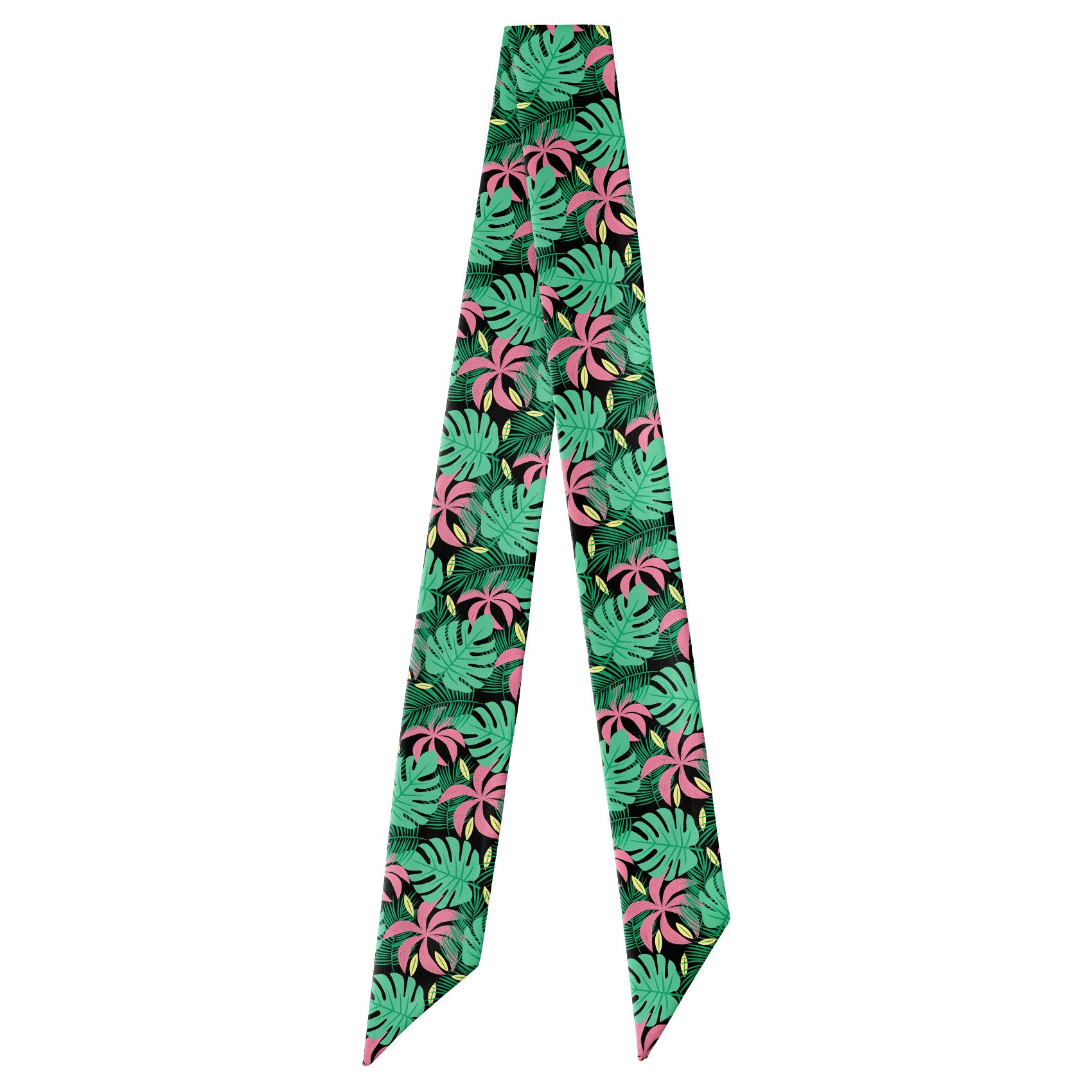 Paradise Palms Hair Scarf - Full View of Hair Scarf - Knotty Tie Co.