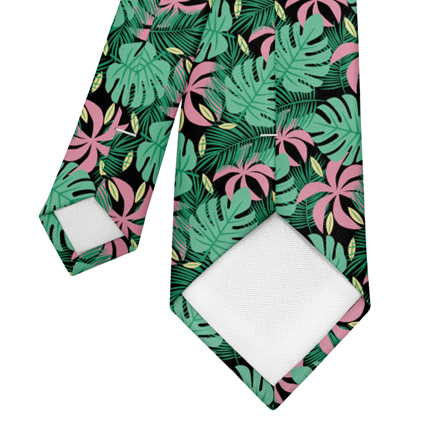 Paradise Palms Necktie - Tipping - Knotty Tie Co.