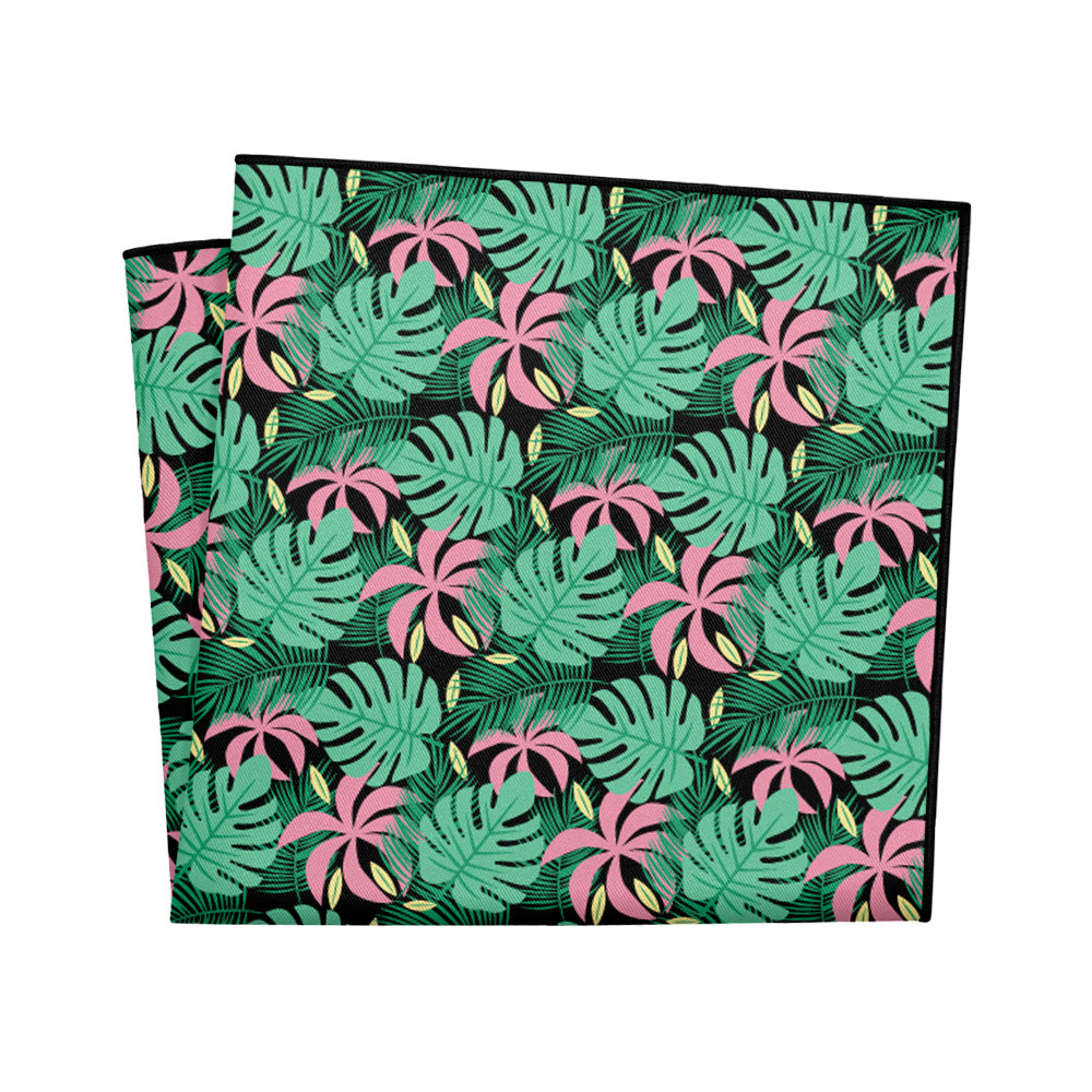 Paradise Palms Pocket Square - 12" Square - Knotty Tie Co.