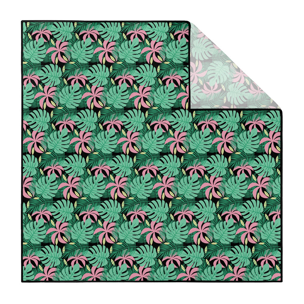 Paradise Palms Pocket Square - Printed - Knotty Tie Co.