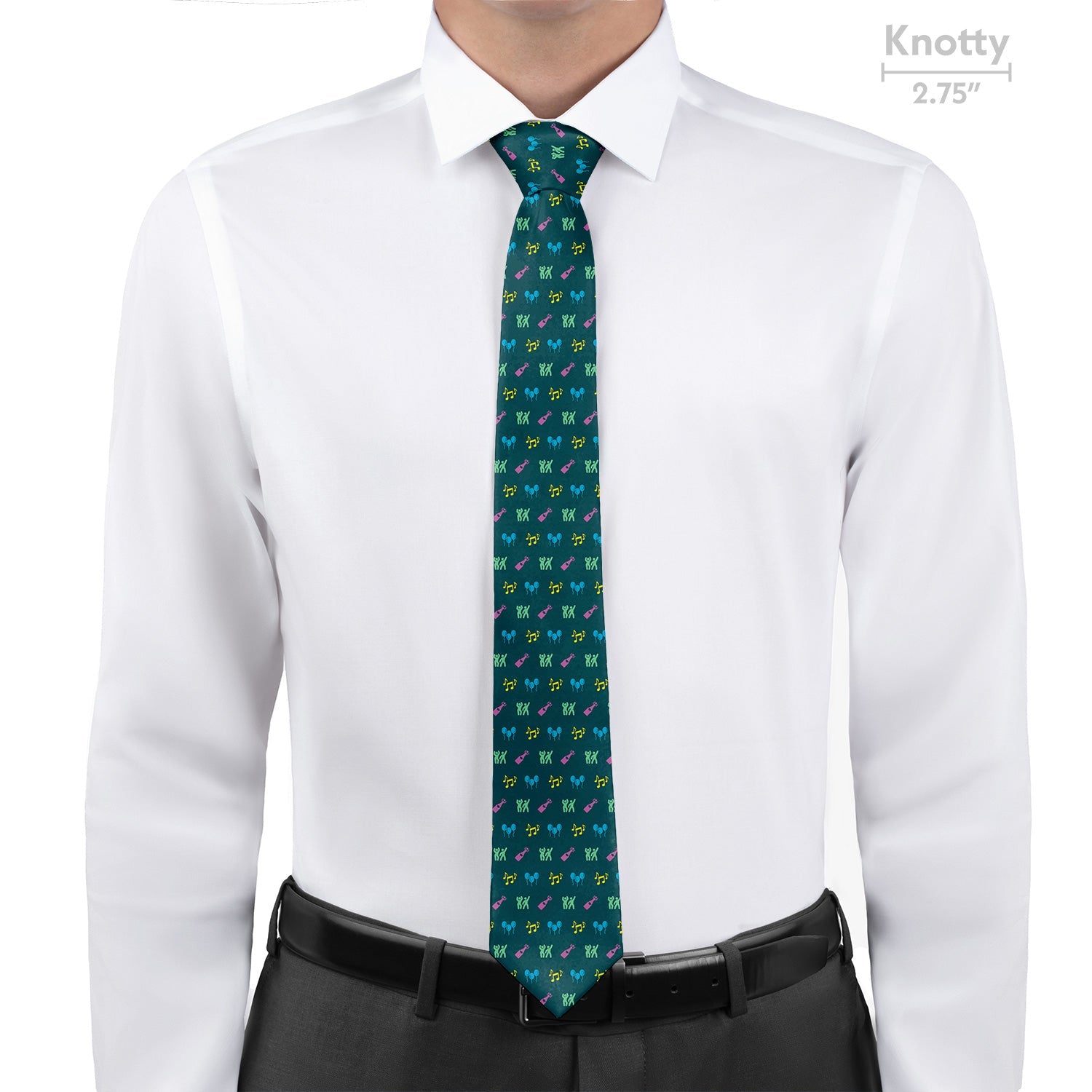 Partying With Friends Necktie - Knotty - Knotty Tie Co.