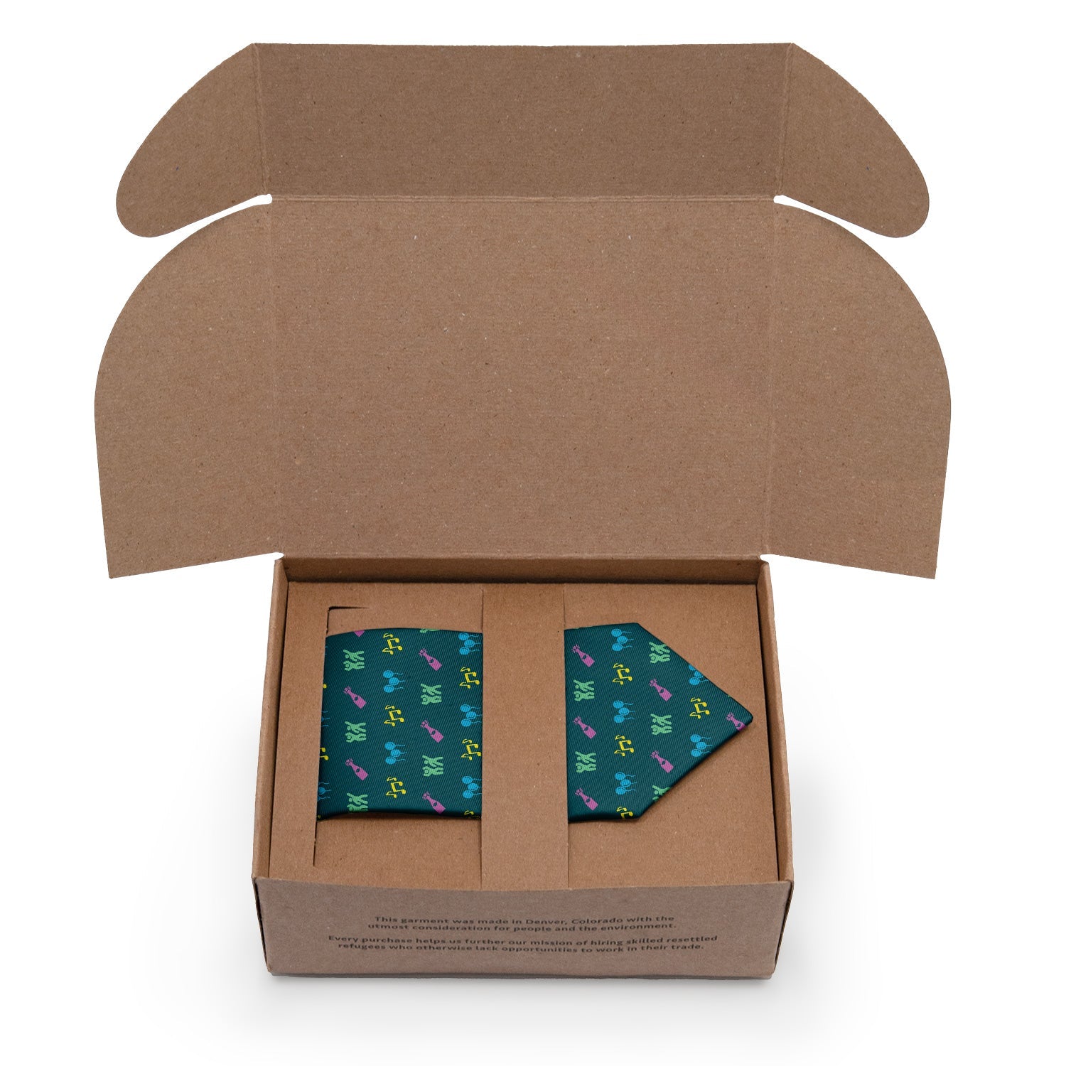 Partying With Friends Necktie - Packaging - Knotty Tie Co.