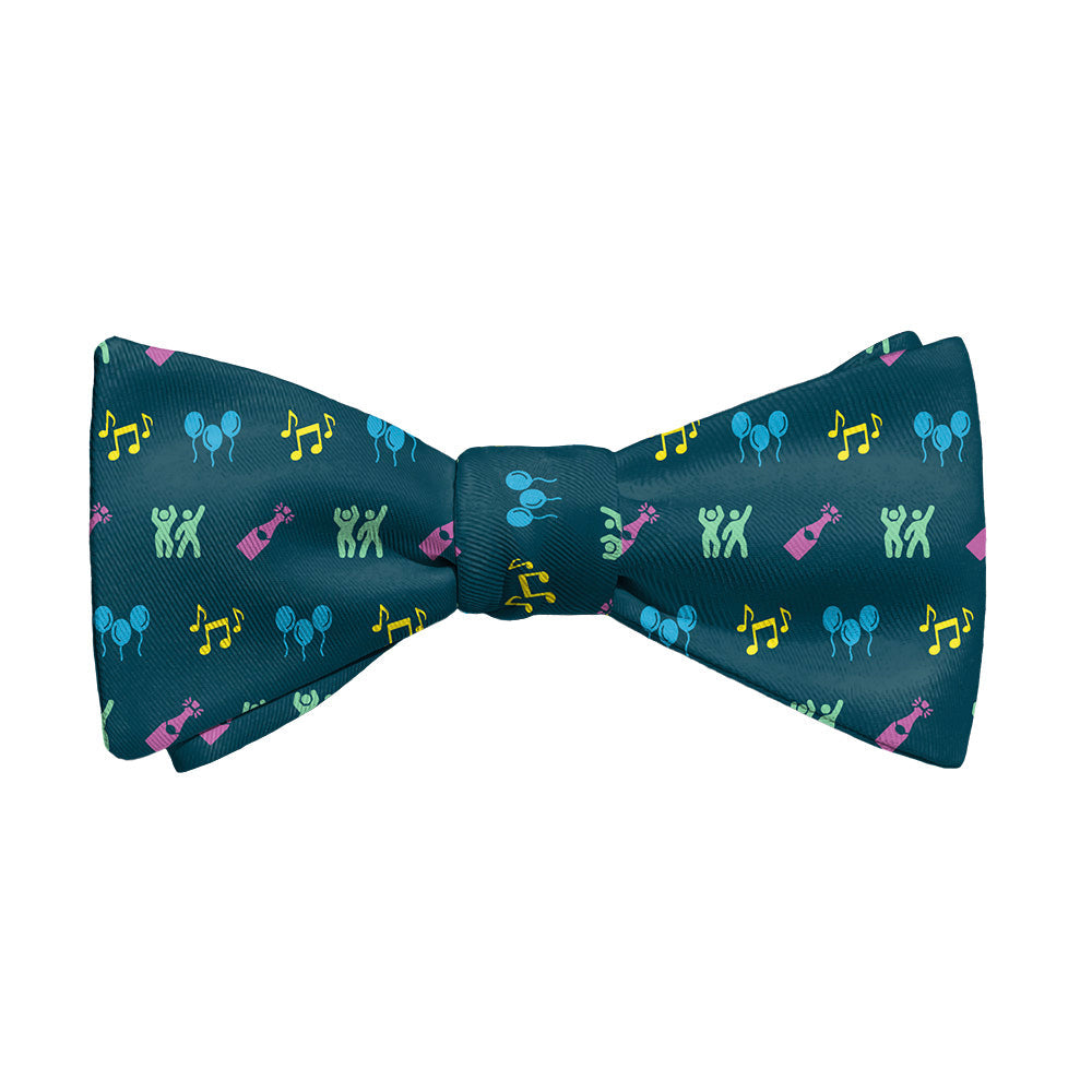 Partying with Friends Bow Tie - Adult Standard Self-Tie 14-18" -  - Knotty Tie Co.