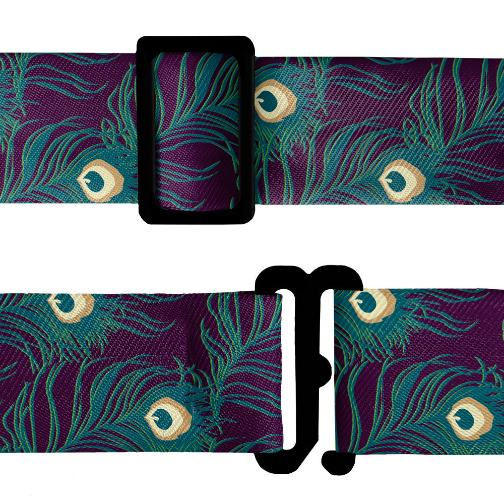 Peacock Feathers Bow Tie - Bow Tie Hardware - Knotty Tie Co.
