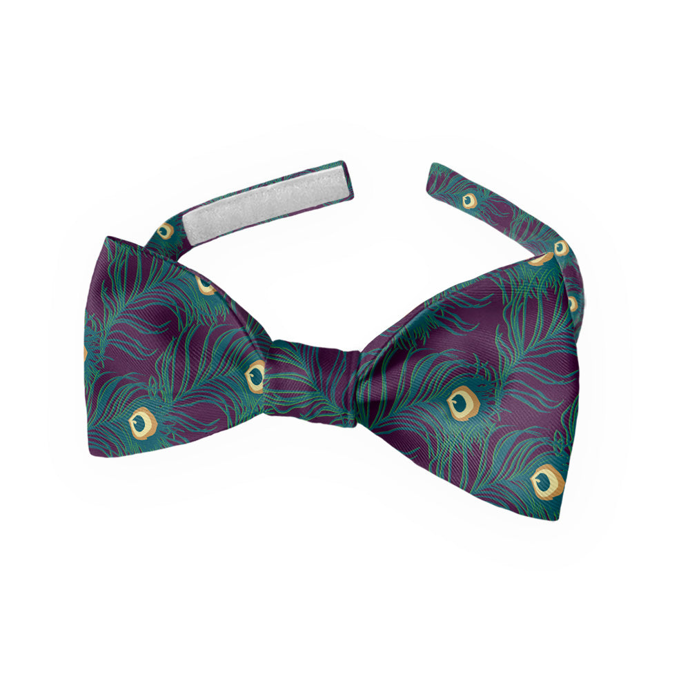 Peacock Feathers Bow Tie - Kids Bow TIe - Knotty Tie Co.
