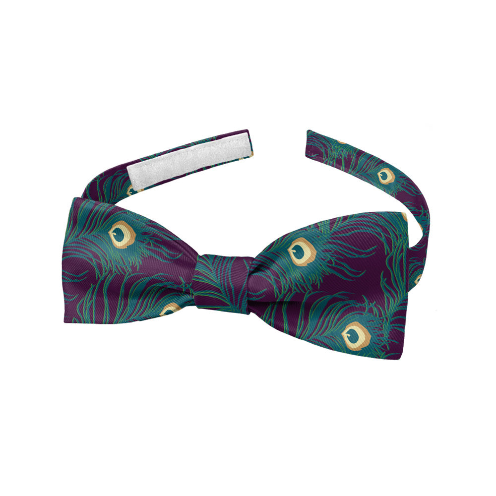 Peacock Feathers Bow Tie - Baby Bow Tie - Knotty Tie Co.