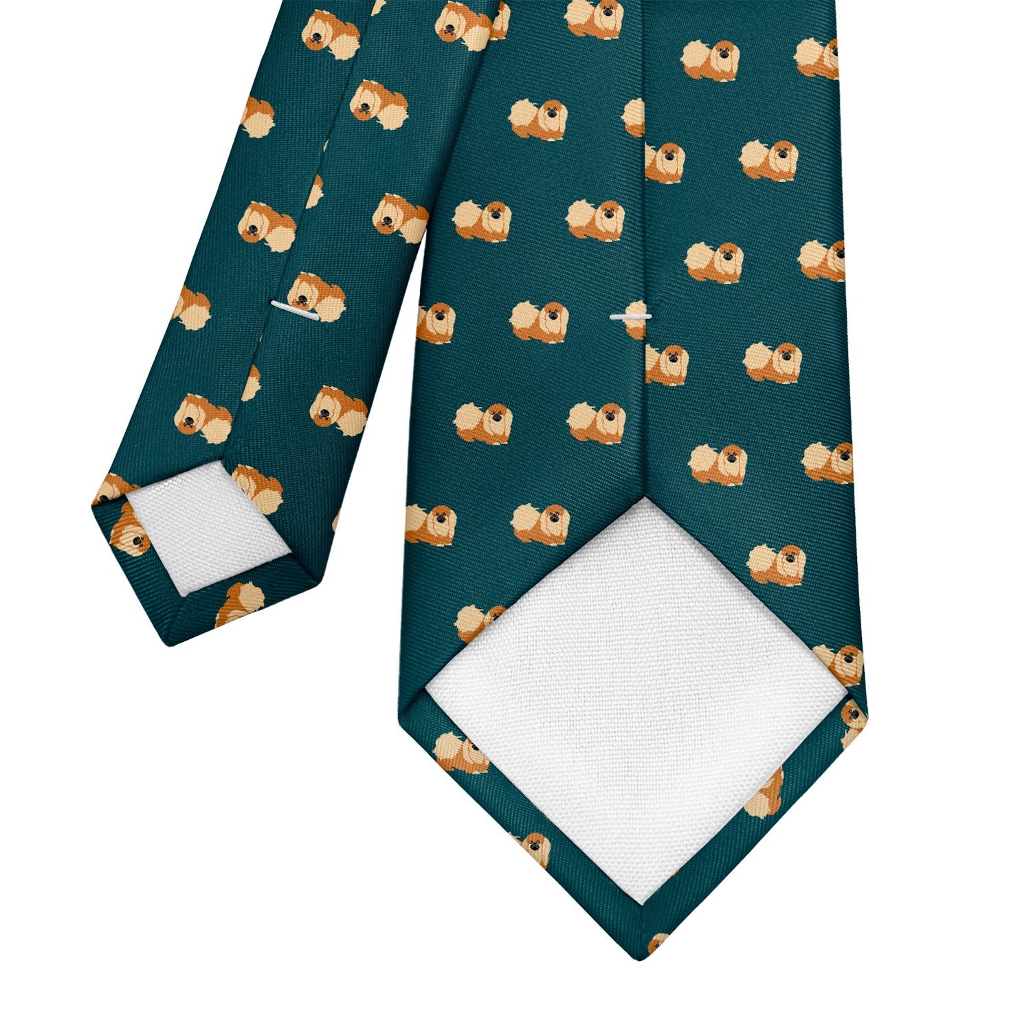 Pekingese Necktie - Tipping - Knotty Tie Co.