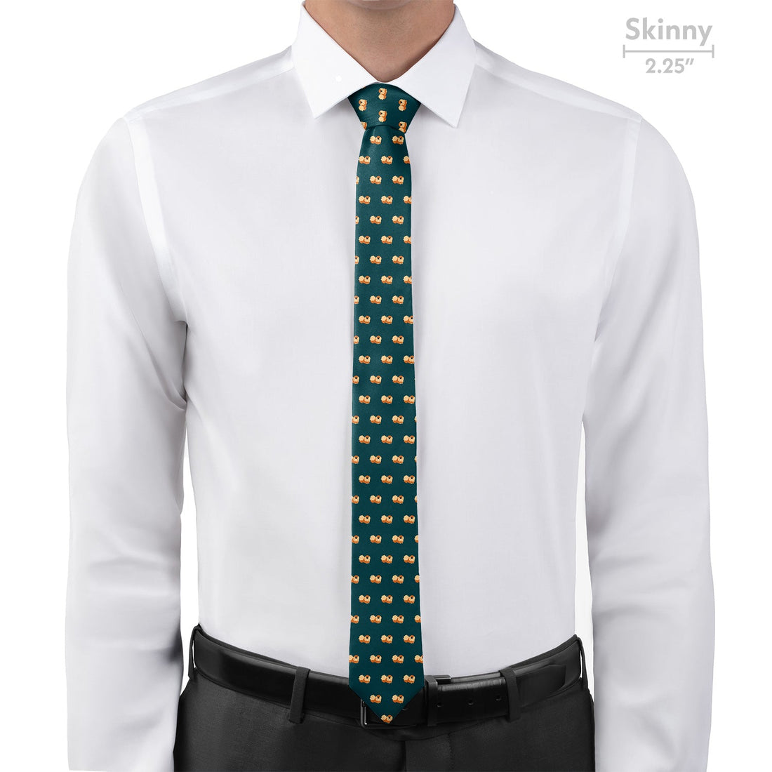 Pekingese Necktie - Skinny - Knotty Tie Co.