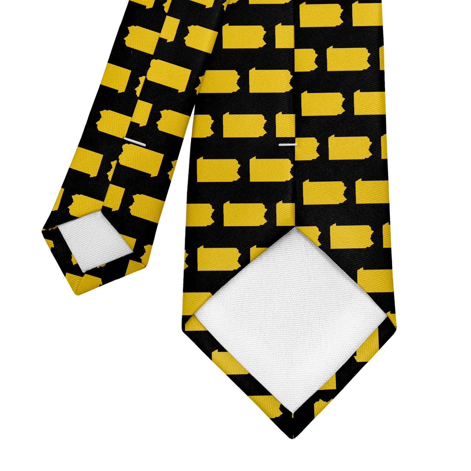 Pennsylvania State Outline Necktie - Tipping - Knotty Tie Co.