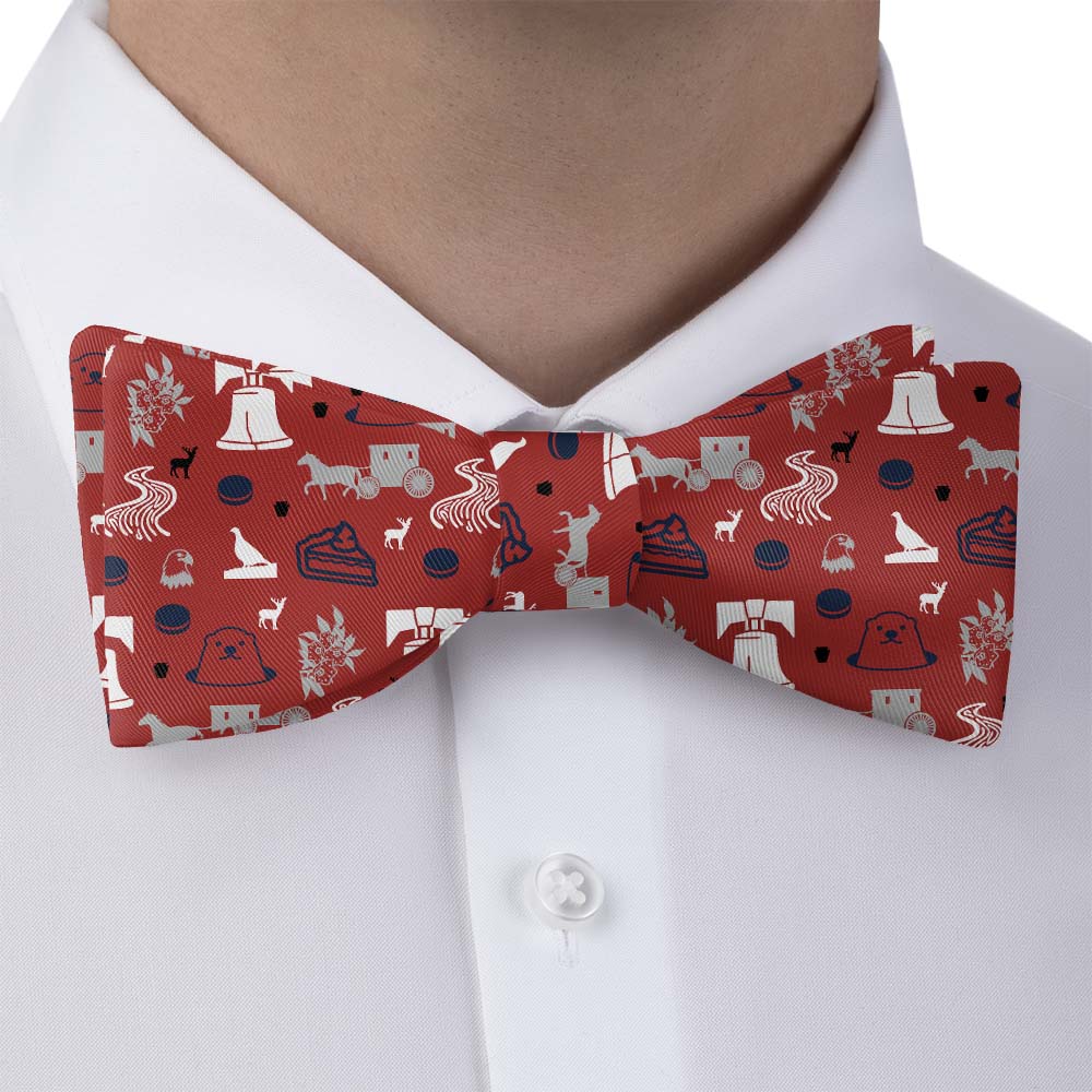 Pennsylvania State Heritage Bow Tie - Bow Tie with Dress Shirt - Knotty Tie Co.