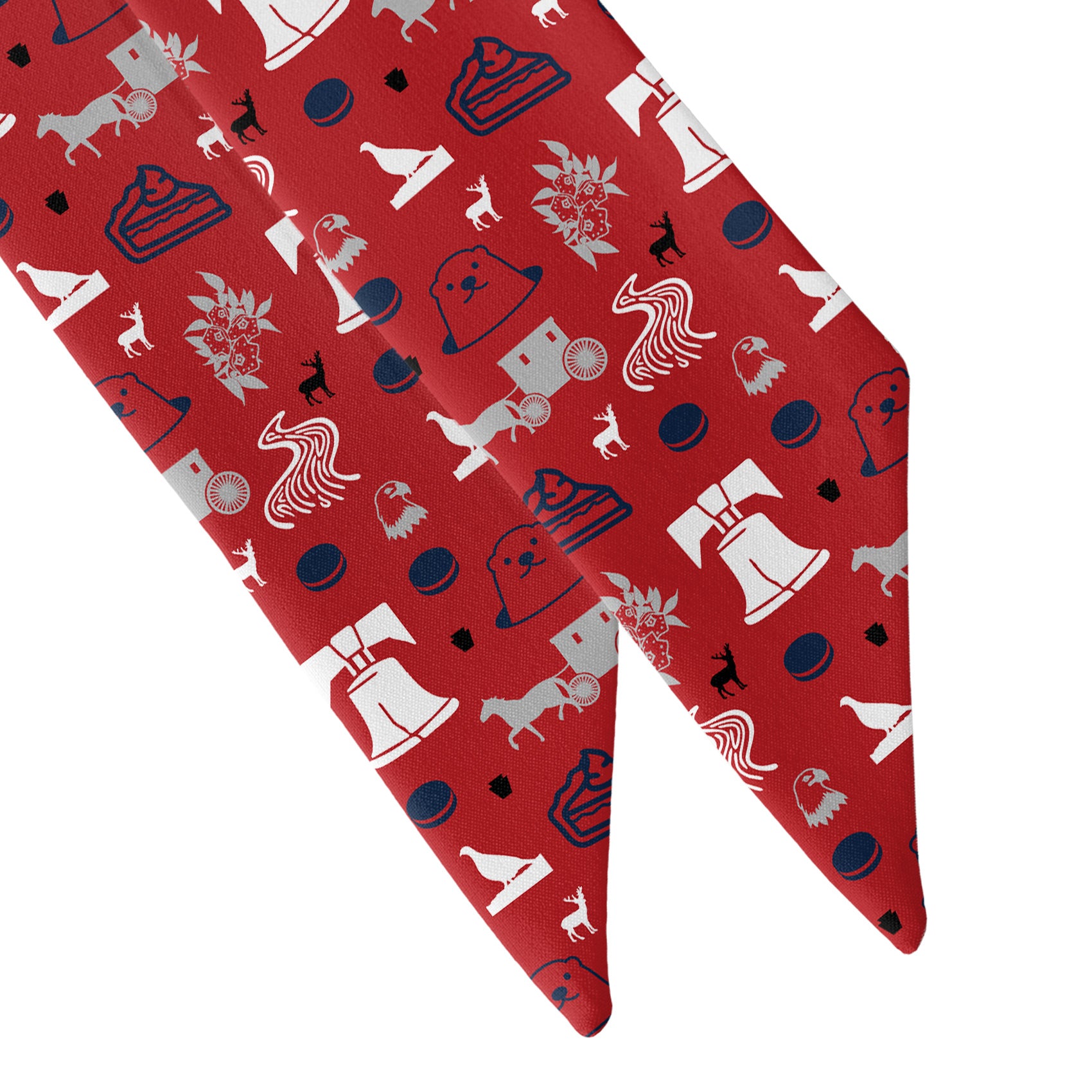 Pennsylvania State Heritage Hair Scarf - Scarf Tapered Ends - Knotty Tie Co.