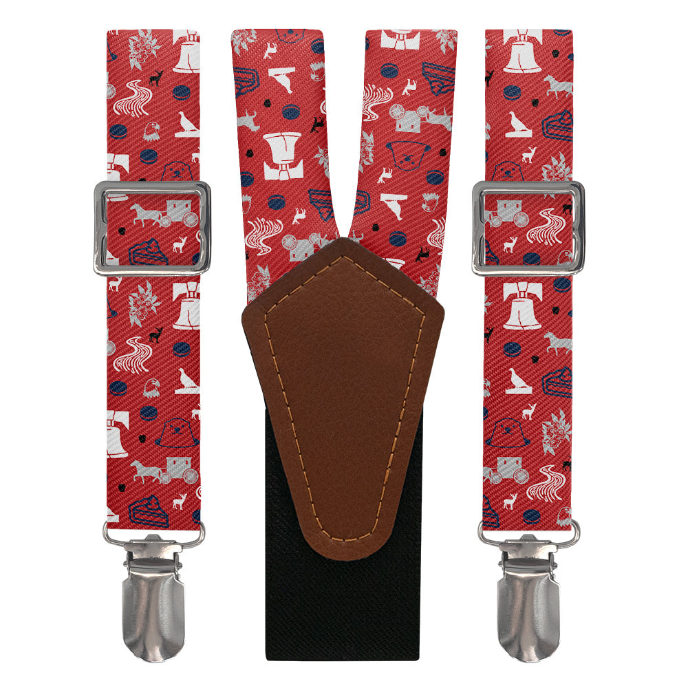 Pennsylvania State Heritage Suspenders - Main View - Knotty Tie Co.