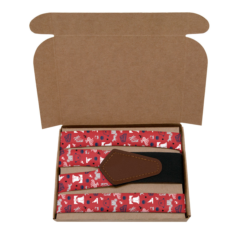 Pennsylvania State Heritage Suspenders - Kraft Gift Box Packaging - Knotty Tie Co.