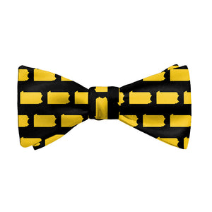 Pennsylvania State Outline Bow Tie - Adult Standard Self-Tie 14-18" -  - Knotty Tie Co.